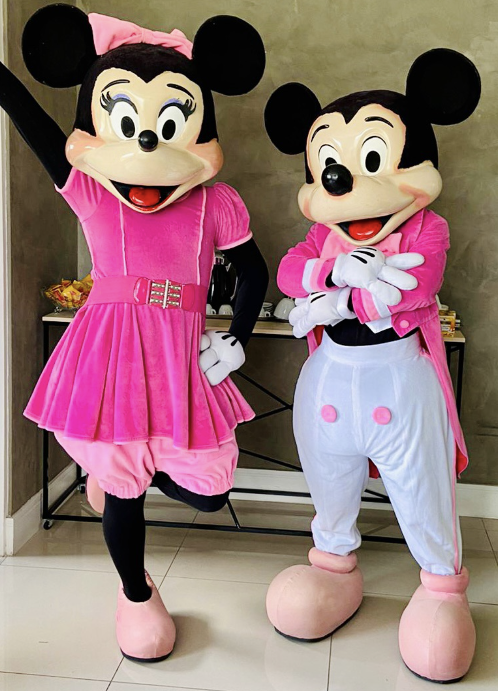 Mickey e Minnie Rosa - Imagem 3