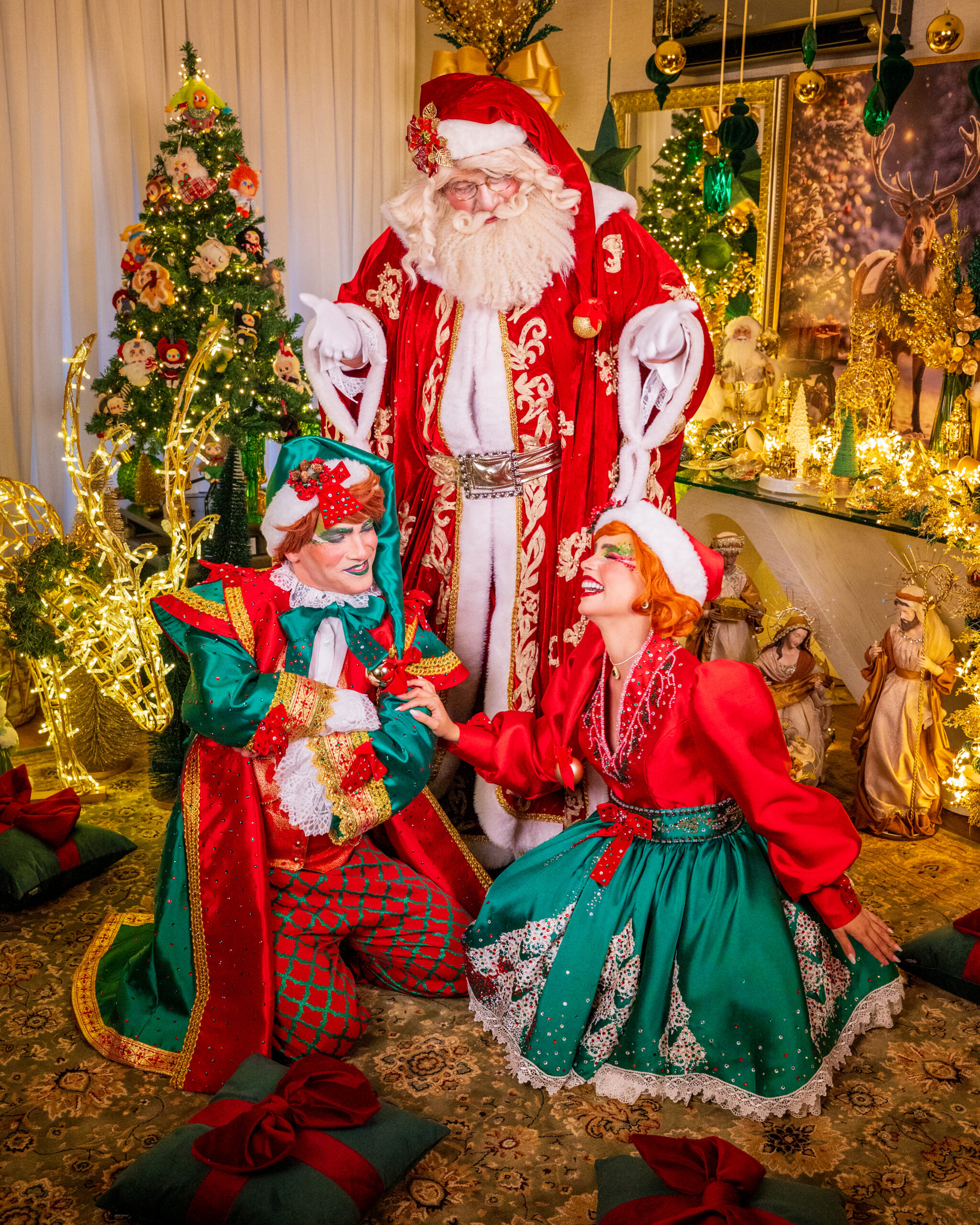 Papai Noel e Ajudantes Duendes - Imagem 6