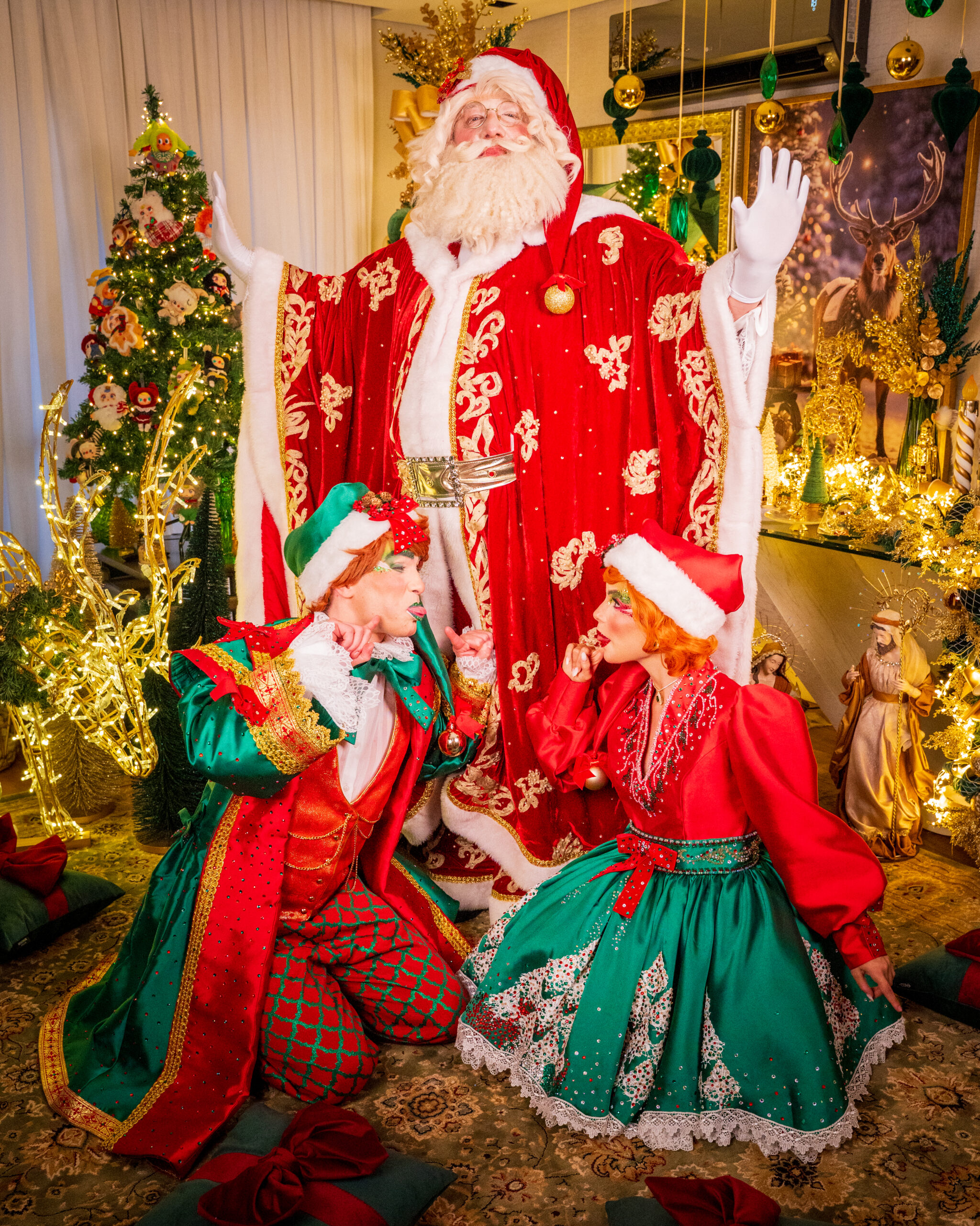 Papai Noel e Ajudantes Duendes - Imagem 5