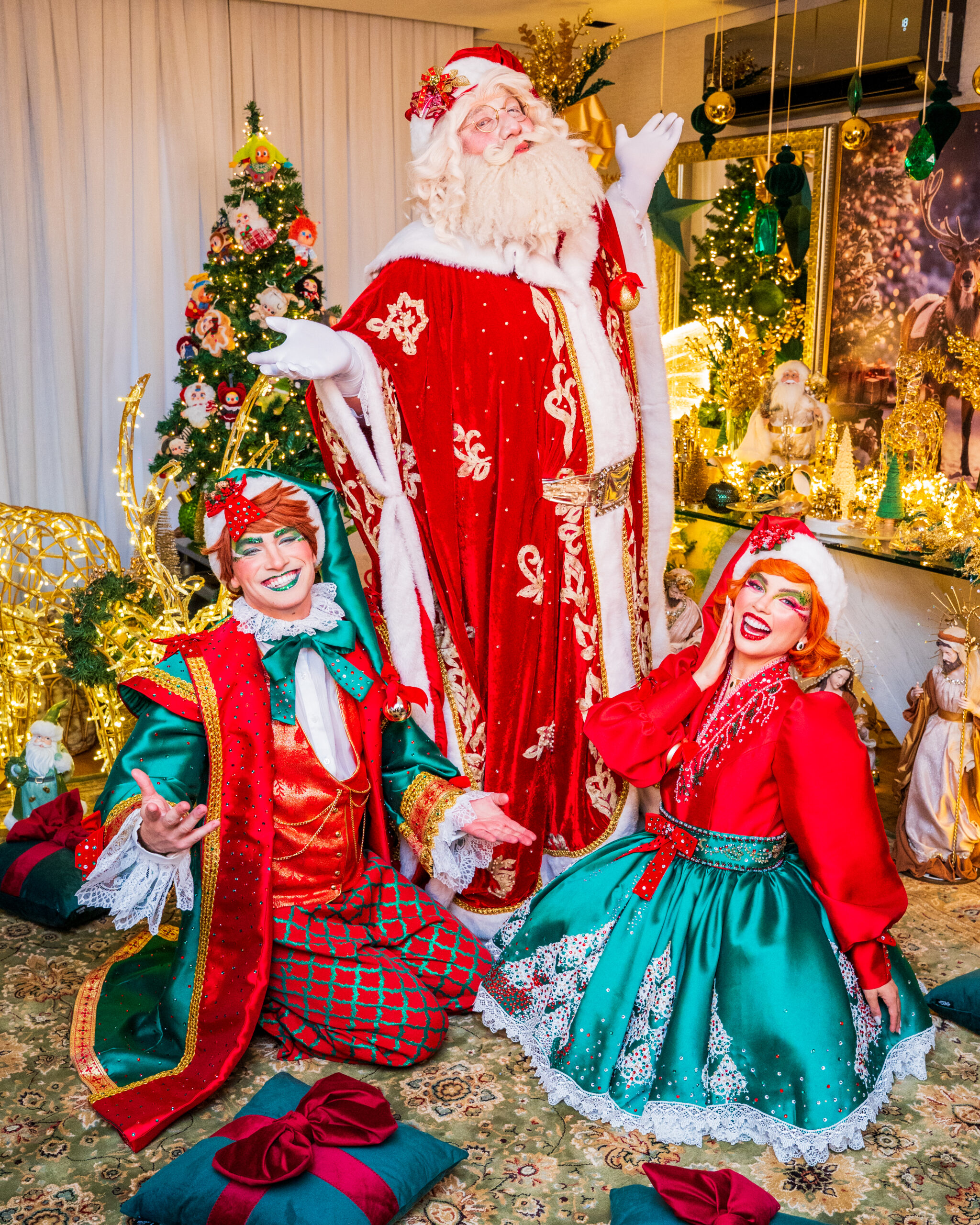 Papai Noel e Ajudantes Duendes - Imagem 4