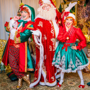 Papai Noel e Ajudantes Duendes